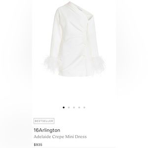16Arlington Adelaide Crepe Mini Dress White
Size Uk 8 / US 4